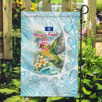 Saipan CMNI Garden Flag Polynesian Northern Mariana Islands Fruit Dove Watercolor