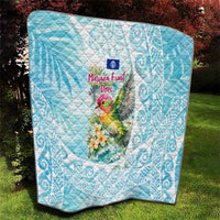 Saipan CMNI Quilt Polynesian Northern Mariana Islands Fruit Dove Watercolor