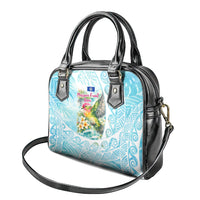 Saipan CMNI Shoulder Handbag Polynesian Northern Mariana Islands Fruit Dove Watercolor