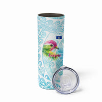 Saipan CMNI Skinny Tumbler Polynesian Northern Mariana Islands Fruit Dove Watercolor