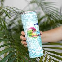 Saipan CMNI Skinny Tumbler Polynesian Northern Mariana Islands Fruit Dove Watercolor