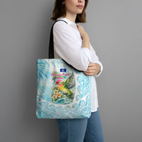 Saipan CMNI Tote Bag Polynesian Northern Mariana Islands Fruit Dove Watercolor