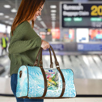 Saipan CMNI Travel Bag Polynesian Northern Mariana Islands Fruit Dove Watercolor