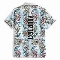 Personalized Masefau American Samoa Hawaiian Shirt Vintage Whale Hibiscus Ocean Waves