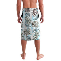 Personalized Masefau American Samoa Lavalava Vintage Whale Hibiscus Ocean Waves