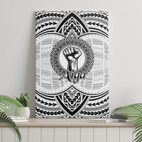 Aiga Samoa Raised Fist Canvas Wall Art Polynesian Tribal Tattoo Art Family Pride TS04 - Polynesian Pride