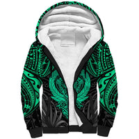 Polynesian Sherpa Hoodie Abstract Tiki TS04 Unisex Black/Yellow - Polynesian Pride