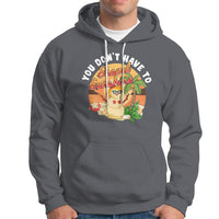 Christmas In Hawaii Hoodie Hawaiian Snowman You Don't Have To Shovel Sunshine TS09 Charcoal - Polynesian Pride