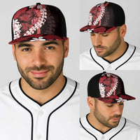 Ulaula Aloha Hawaii Lei Baseball Net Cap Tropical Flowers Elegant Vibe - Polynesian Pride