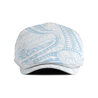 White Sunday Lotu Tamaiti Jeff Hat Polynesian Wave Pastel Sky Blue - Polynesian Pride