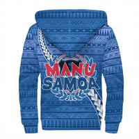 Manu Samoa Rugby Sherpa Hoodie - Polynesian Pride