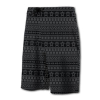 Hawaii Polynesian Tattoo Tribal Board Shorts Gray - Polynesian Pride