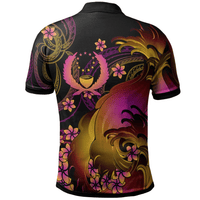 Polynesian Pride Apparel Pohnpei Polo Shirt Pohnpei in wave - Polynesian Pride