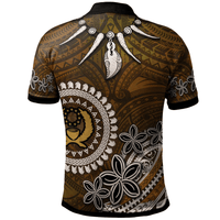 Polynesian Pride Apparel Pohnpei Polo Shirt Polynesian Boar Tusk - Polynesian Pride