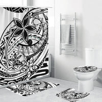 Polynesian Home Set - Black Polynesian Tribal Threads Bathroom Set LT10 Black - Polynesian Pride