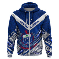 Samoan Rugby Manu Samoa 7s Polynesian Pattern Hoodie LT14 - Polynesian Pride