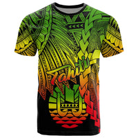 Tahiti Polynesian T Shirt Tribal Wave Tattoo Reggae Unisex Reggae - Polynesian Pride