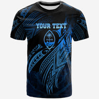 Guam Polynesian Custom T Shirt Legend Blue Version Unisex Blue - Polynesian Pride