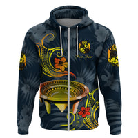Custom Tonga Kumete Kava Bowl Sila Vibes Gradient Hoodie LT8 - Polynesian Pride
