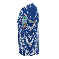 Guam T Shirt Guam Flag Swirling Style - Polynesian Pride