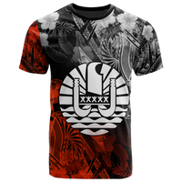 Tahiti Polynesian T Shirt Vintage Polynesian Turtle Unisex Black - Polynesian Pride