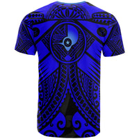 YAP T Shirt Blue Seal with Polynesian Tattoo - Polynesian Pride