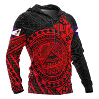 American Samoa Hoodie Polynesian Lizard - Polynesian Pride