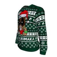 Hawaii Warriors Mele Kalikimaka Sweatshirt - Ugly Hawaii Christmas Green - Polynesian Pride