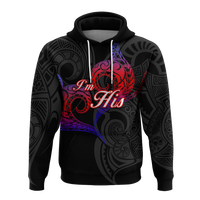 Valentine Day Guam Couple Hoodie Heart Tribal LT12 No Men - Polynesian Pride