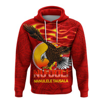 American Samoa Hoodie Nuuuli Manulele Tausala Eagle LT12 - Polynesian Pride
