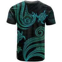 Hawaii T Shirt Polynesian Turtle With Pattern - Polynesian Pride
