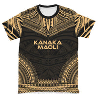 Polynesian Unisex T Shirt Kanaka Maoli Polynesian Chief Gold Version - Polynesian Pride