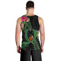 Pohnpei Micronesia Men Tank Top Tropical Flowers LT13 - Polynesian Pride