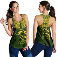 Hawaii Honokaa High & Intermediate School Women Tank Top - LT12 Green - Polynesian Pride