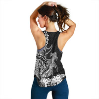 Hawaii Polynesian Women Racerback Tank Wild Hammerhead Sharks LT13 - Polynesian Pride