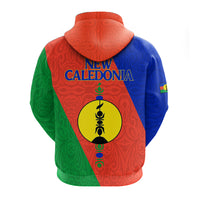 Custom New Caledonia Hoodie Flag Style LT12 - Polynesian Pride