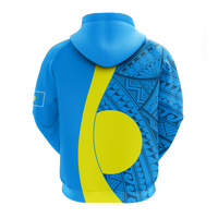 Palau Zip up Hoodie Tribal Pattern LT12 - Polynesian Pride