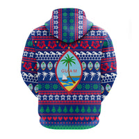 Guam Christmas Zip Hoodie Ugly Christmas LT12 - Polynesian Pride