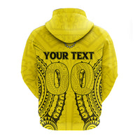 Custom Cook Islands Aitutaki Hoodie Tribal Pattern LT12 - Polynesian Pride