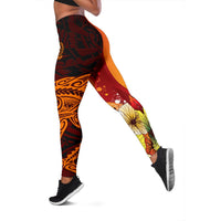 Samoa Women's Leggings - Tribal Tuna Fish - Polynesian Pride