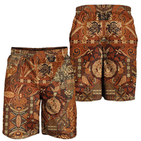Polynesian Men Short - Vintage Tapa Pattern - Polynesian Pride