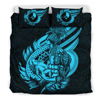 Polynesian Bedding Set - Yap Duvet Cover Set Father And Son Emerald - Polynesian Pride