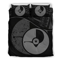 Polynesian Duvet Cover Set - Yap Bedding Set Black - Polynesian Pride