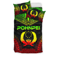 Pohnpei Polynesian Chief Duvet Cover Set - Reggae Version - Polynesian Pride