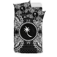 Polynesian Bedding Set - Chuuk Duvet Cover Set Map Black - Polynesian Pride