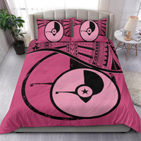 Polynesian Duvet Cover Set - Yap Bedding Set Pink - Polynesian Pride
