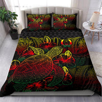 Polynesian Bedding Set - Pohnpei Duvet Cover Set Reggae Color - Polynesian Pride