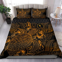 Polynesian Bedding Set - Chuuk Duvet Cover Set Gold Color - Polynesian Pride