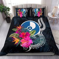 Polynesian Bedding Set - Yap Duvet Cover Set Tropical Flowers - Polynesian Pride