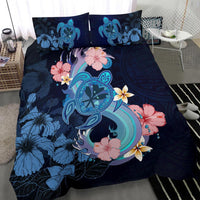 Kanaka Maoli (Hawaiian) Bedding Set - Blue Turtle Hibiscus - Polynesian Pride